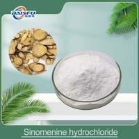 Poudre de chlorhydrate de sinoméline, dérivé d'alcaloïde de haute pureté, extrait végétal, 99,0%-99,5% d'analyse, en vrac pour l'usage alimentaire et industriel