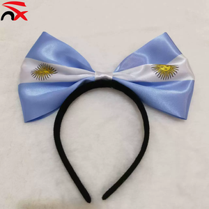 Diadema de Tela con Lazo de la Selección Argentina para Fanáticos del Fútbol, Popular en Hannuo 2026, para Promoción - Product Image 1