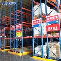 Porte-rouleaux à poutres transversales portantes, rayonnages métalliques pour stockage de rouleaux de tissu, rayonnages à palettes sélectifs