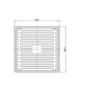 Filtro de suelo trampa de drenaje con acabado cromado barato con precio de fábrica - Product Image 5