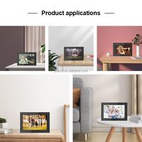 Pour 10.1 "Wifi Cloud cadre photo numérique IPS tactile HD affichage 16GB stockage partager Photo Via Frameo Cloud clé USB carte SD