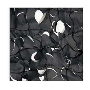 High Quality Flame Retardant Camouflage Net black white color camo net for decoration and sunshade
