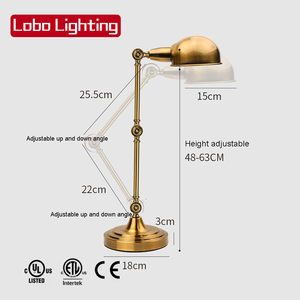 Công Nghiệp Kim Loại Dài Đu Cánh Tay Đèn Bàn Cho Phòng Khách Sạn Đầu Giường Văn Phòng Đọc Sách Bảng Đèn - Product Image 3