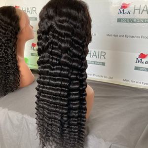 Pelucas frontales de encaje HD con nudos pequeños, encaje ultrafino que casi no se ve sobre la piel, pelucas frontales de encaje con ondas profundas - Product Image 3