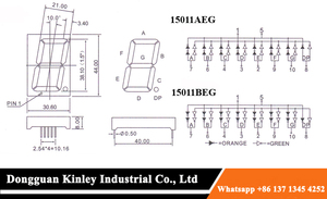슈퍼 레드 <span class=keywords><strong>1.5</strong></span> 인치 엘리베이터 리프트 표시기 1 자리 주도 <span class=keywords><strong>7</strong></span> 세그먼트 디스플레이 및 주유소 작업 가격 주도 디스플레이 - Product Image 3