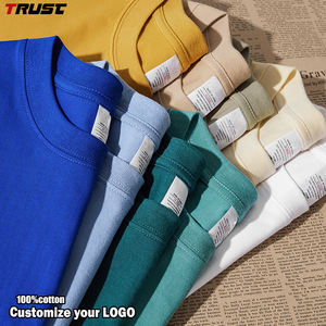 Высококачественные негабаритные объемные уличные футболки из 100% хлопка с объемным принтом с объемной вышивкой и логотипом, большие размеры - Product Image 1