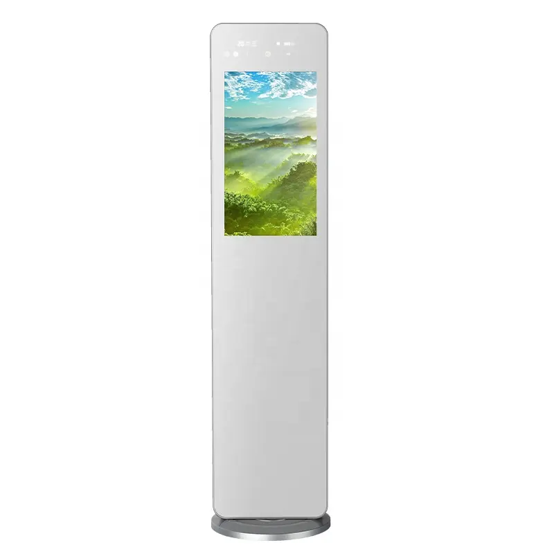 smart air purifier aroma diffuser+TV advertising screen CADR 900m3/h new design aromatherapy air purifier 2023 uv air purifier