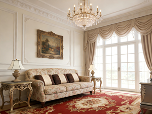 Alfombra Tejida Tradicional Wilton al Por Mayor de Fábrica, Estilo Persa para Sala de Estar - Product Image 6