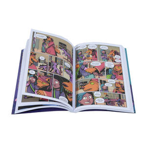 Fabricante personalizado a todo color de tapa blanda libros de historietas mayoristas Manga novela gráfica impresión <span class=keywords><strong>en</strong></span> cartón - Product Image 4