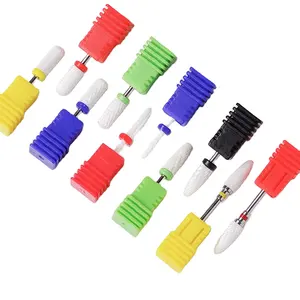 Hot Sell Ceramic Nail Drill Bits Electric Manicure Machine Drills Accessories Rotary Burr Mills Cutter Nail Remover Tools