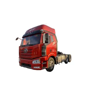 משאיות טרקטור JAW jiefang J6P משומשות 6x4 הנעה שמאלית טרקטור משאית ראש משאית euro5 420hp משאית כבדה