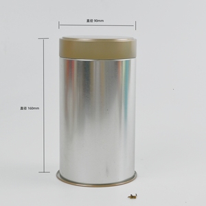 Custom Matte Tinplate Round Tea <b>Tin</b> Can with Crown Cap for Loose Tea Coffee <b>Spice</b> Storage - Product Image 4