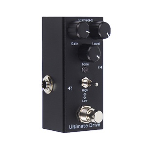 Pédale d'effets de guitare True Bypass Vintage Overdrive Lead Mini Single Type DC 9V avec batterie au lithium métallique - Product Image 1