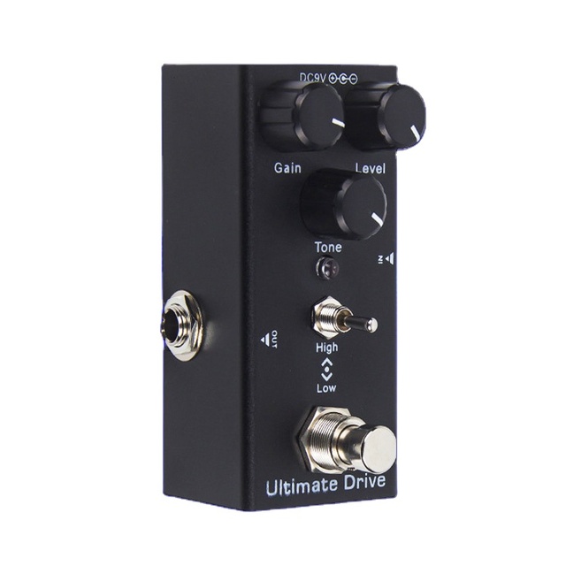 True Bypass Vintage Overdrive Lead Mini Single Type DC 9V Metal Lithium Battery Guitar Effects Pedals