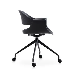 Low Back Plastic Visitor Waiting Chair Office Meeting Chair