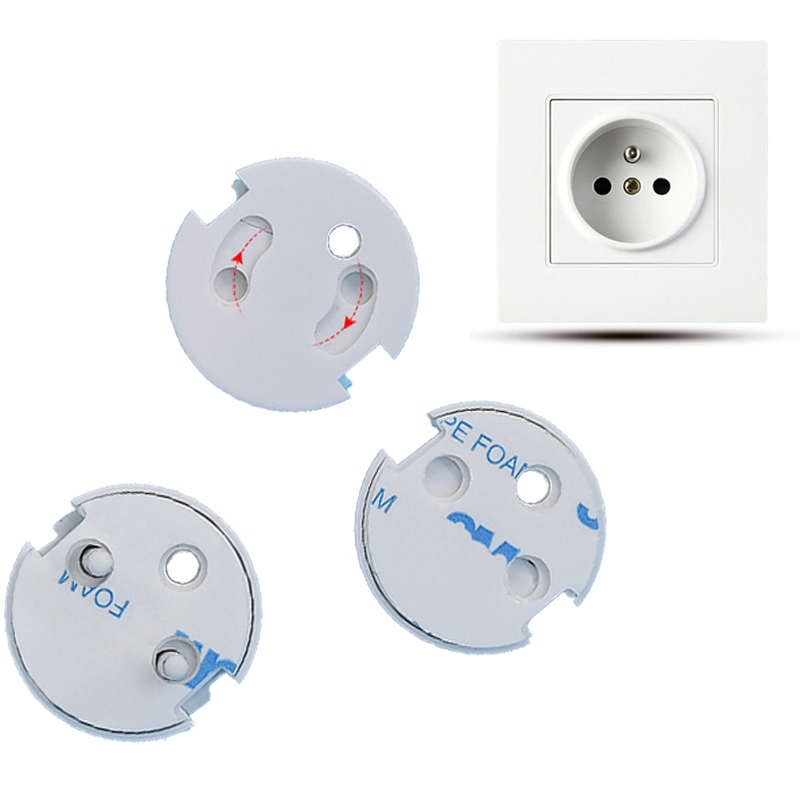 AliGan-Ổ Cắm Cho Bé Ổ Cắm An Toàn Pháp Ổ Cắm Bảo Vệ Trẻ Em ABS Rõ Ràng Bằng Chứng Cho Trẻ Em Tấm Tường Kích Thước Tiêu Chuẩn Trẻ Mới Biết Đi
