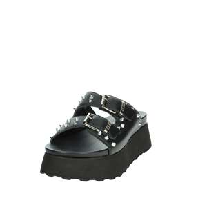 Cult Women's Wedge Slipper CLE104357 Black Platform <b>Sandals</b> - Product Image 6
