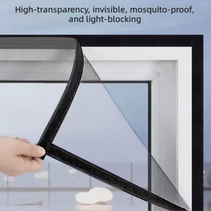 Moustiquaire magnétique anti-moustiques perméable à l'air pour fenêtre, idéale pour la ventilation des fenêtres de la maison et du bureau - Product Image 3