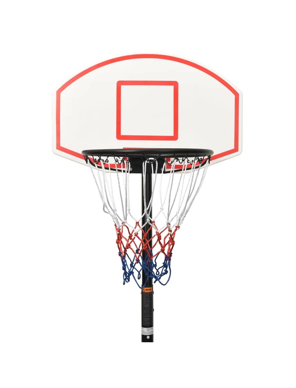 Basket Hoop basket sistema di basket su ruote per bambini e adolescenti regolabile in altezza 165 a 205 cm