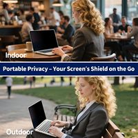 Écran de confidentialité de qualité supérieure LX Tech Grade AAA, matériau PET souple, anti-espionnage, épaisseur 0,25 mm, MacBook Pro 14,2 pouces (2021-2024 M1/M2/M4), ordinateur portable 360