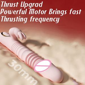 Vibromasseur lapin étanche avec arbre de poussée Vibe Sex Toys pour Couples <span class=keywords><strong>adultes</strong></span> masseur de point G clitoridien et chauffant - Product Image 2