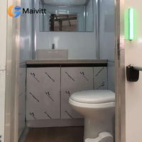 Remorque mobile légère de toilette pour l'usage extérieur d'hiver avec les émissions zéro de pollution