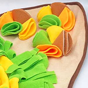 Les jouets interactifs durables de puzzle de chien encouragent des qualifications naturelles de recherche de nourriture Snuffle Mat Pet Dog Feeding Mat - Product Image 3