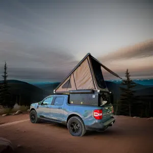 2024 KINLIFE Mini Alumínio 4x4 Viagem Personalizada Pop up Caminhão Camper Caravan Camping Trailer para Venda