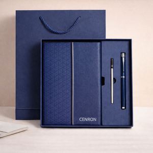 Set de Regalo de Cuaderno A5 y Bolígrafo de Marca en Empaque Premium, Logotipo Personalizado OEM para Kits de Bienvenida para Empleados - Product Image 2