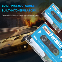 Hard Disk eksternal HDD 500G portabel, kartu Game 60000 Game Retro untuk PSP/PS1/PS2 untuk Windows/Mac