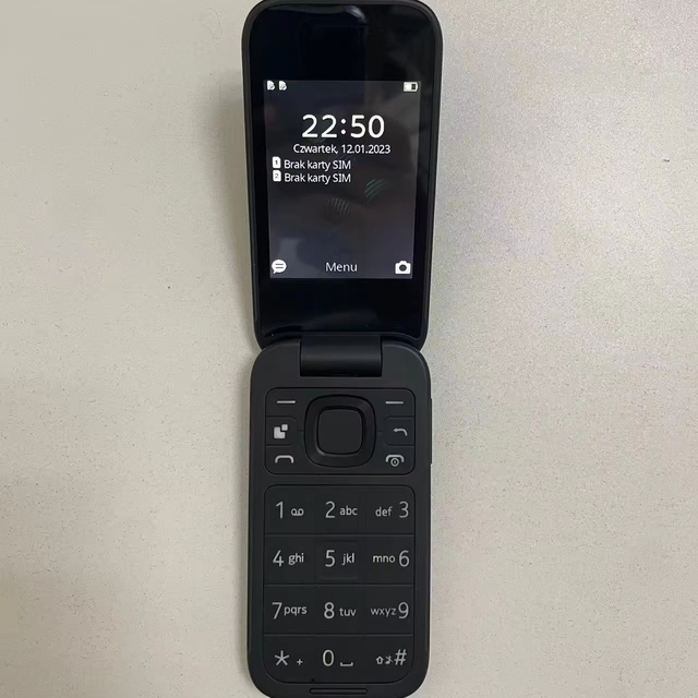 Classic Flip Nokio 2760 Ultra-long Standby Compact Lightweight Students Elderly Spare Feature Phone