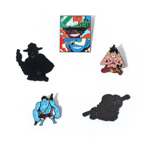 Fabricante Vende al por Mayor Pines de Solapa de Esmalte Metálico con Personajes de Anime Japonés, Ace, Luffy, <span class=keywords><strong>Vivi</strong></span>, para Ropa - Product Image 5