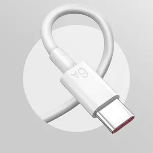 2024 Nieuwe 6a Super Snel Opladen Datakabel Flitser Opladen Geschikt Oplader Type-C Mobiel Opladen Usb-Kabel Datakabel