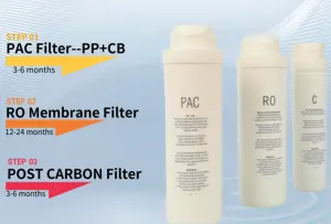 600GPD Sans Réservoir 0.0001 Micron Sous L'évier Filtration De L'eau Système RO Osmose Inverse purificateur d'eau