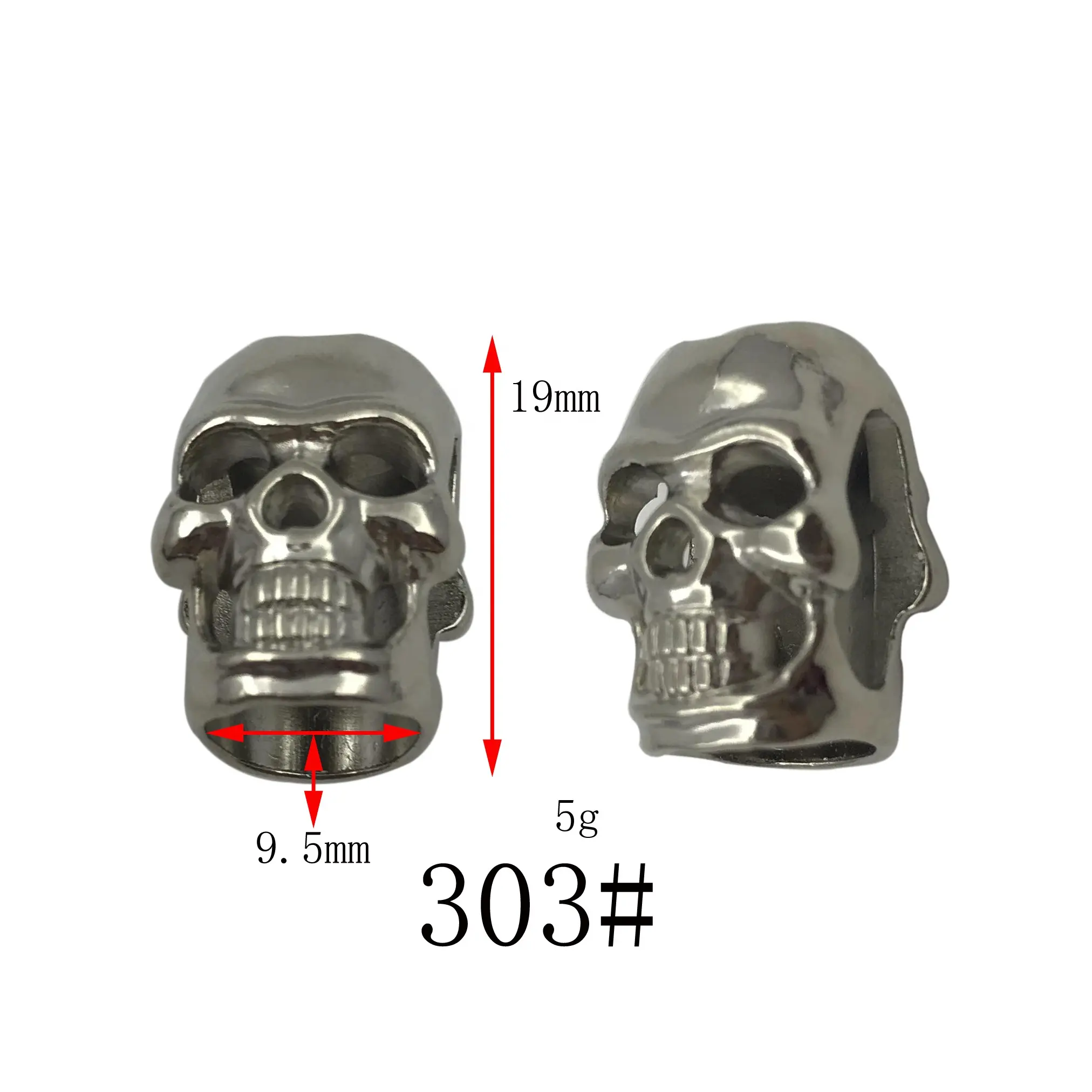 Beraberlik geçiş dize giysi için kordon kilidi yüksek lehçe Metal özel şekiller kafatası tıpa kabul edilebilir çinko alaşım özel Logo kaplama