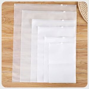 Bolsa de Seguridad con Cierre Esmerilado, Transparente, de Alta Calidad, de Plástico PE, para Ropa, Zapatos, Calcetines, Impresión Flexográfica, a la Moda - Product Image 1