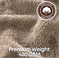 Peignoir pour femme coupe décontractée, 100 % coton turc éponge, doux, absorbant, teint uni, luxueux, pour spa et hôtel