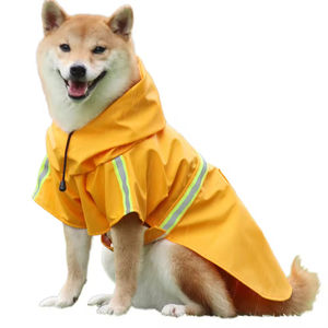 Vêtement de pluie pour grand chien, imperméable intégral en tissu PU avec éléments réfléchissants, idéal pour l'hiver, le printemps, l'été et la saison des pluies - Grande Vente - Product Image 1