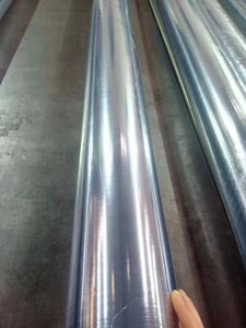 Film PVC souple transparent personnalisé par le fabricant JINSHI avec poudre pour l'emballage et la papeterie - Product Image 2