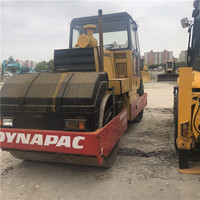 Rouleau compacteur vibrant à double tambour Dynapac CC411 d'origine, moteur DEUTZ, modèle 2018, 80KW, force de compression 15KN, occasion à vendre, en stock