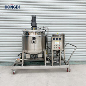 ถังผสมสแตนเลสพร้อมมอเตอร์เกียร์ ฟังก์ชั่นทำความร้อนแบบสุญญากาศ ความจุ 100 ลิตร กำลังไฟ 2 กิโลวัตต์ สำหรับเครื่องสำอาง เคมีภัณฑ์ และอาหารสัตว์เลี้ยง - Product Image 6