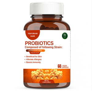 Directo del proveedor indio 100% Extracto de hierbas naturales puras Mezcla de probióticos Cápsulas Cultivo salvaje para la salud de la piel con peso - Product Image 1