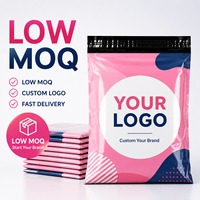 Sacs d'expédition en polyéthylène avec logo personnalisé, imperméables, résistants aux déchirures, autocollants, pour l'emballage de vêtements e-commerce