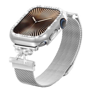 <span class=keywords><strong>Bracelet</strong></span> de luxe arc cygne bling <span class=keywords><strong>milanais</strong></span> breloques bandes pour montres <span class=keywords><strong>Apple</strong></span> - Product Image 2