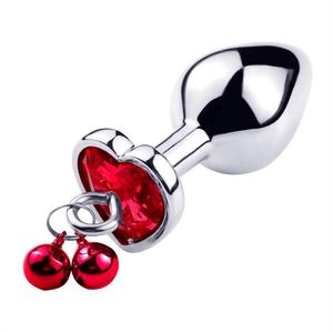 MOGlovers-<span class=keywords><strong>Plug</strong></span> <span class=keywords><strong>anal</strong></span> en forme de cœur-Love Game <span class=keywords><strong>Anal</strong></span> <span class=keywords><strong>Plug</strong></span> avec cloches et <span class=keywords><strong>laisse</strong></span> - Product Image 5