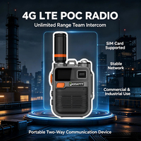 Radio bidirectionnelle GaodaPTT 4G Walkie Talkie K3 longue portée LTE réseau public sans limite de distance avec lampe torche LED et coque en zinc