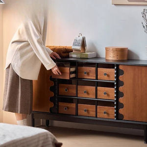 Coiffeuse de style médiéval, <span class=keywords><strong>chambre</strong></span> à coucher, lit, table de toilette, style français vintage, <span class=keywords><strong>bois</strong></span> massif - Product Image 5