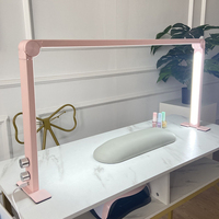 BIN nouveauté Salon de beauté 48W pliable carré bureau lampe de Table demi-lune ongles LED UV Led réglable lampe à ongles