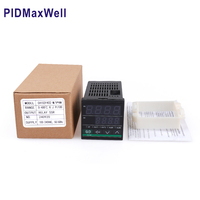 Controlador de Temperatura Digital PID CH102 1/16 DIN, Entrada Universal K/J/PT100, Salida de Relé y SSR