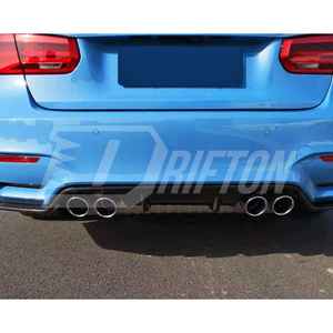 Difusor trasero de fibra de carbono seco estilo 3D para BMW M3 M4 F80 F82 F83 2014-2020 - Product Image 2